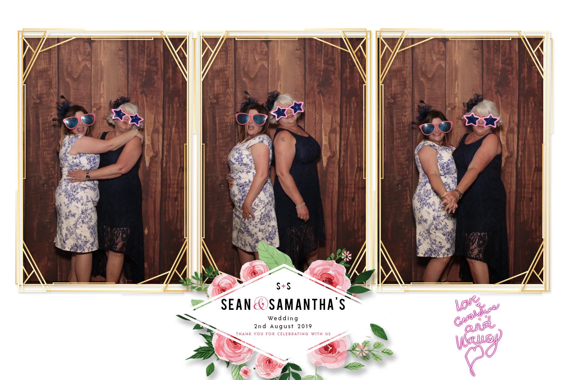 Samantha & Sean's Wedding | View more photos from the event at gallery.myphotoboothexperience.co.uk/u/MyPhotoBoothExperienceLtd/Samantha-Seans-Wedding